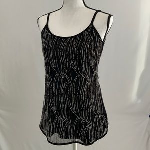 White House Black Market Tank Camisole XS Beading